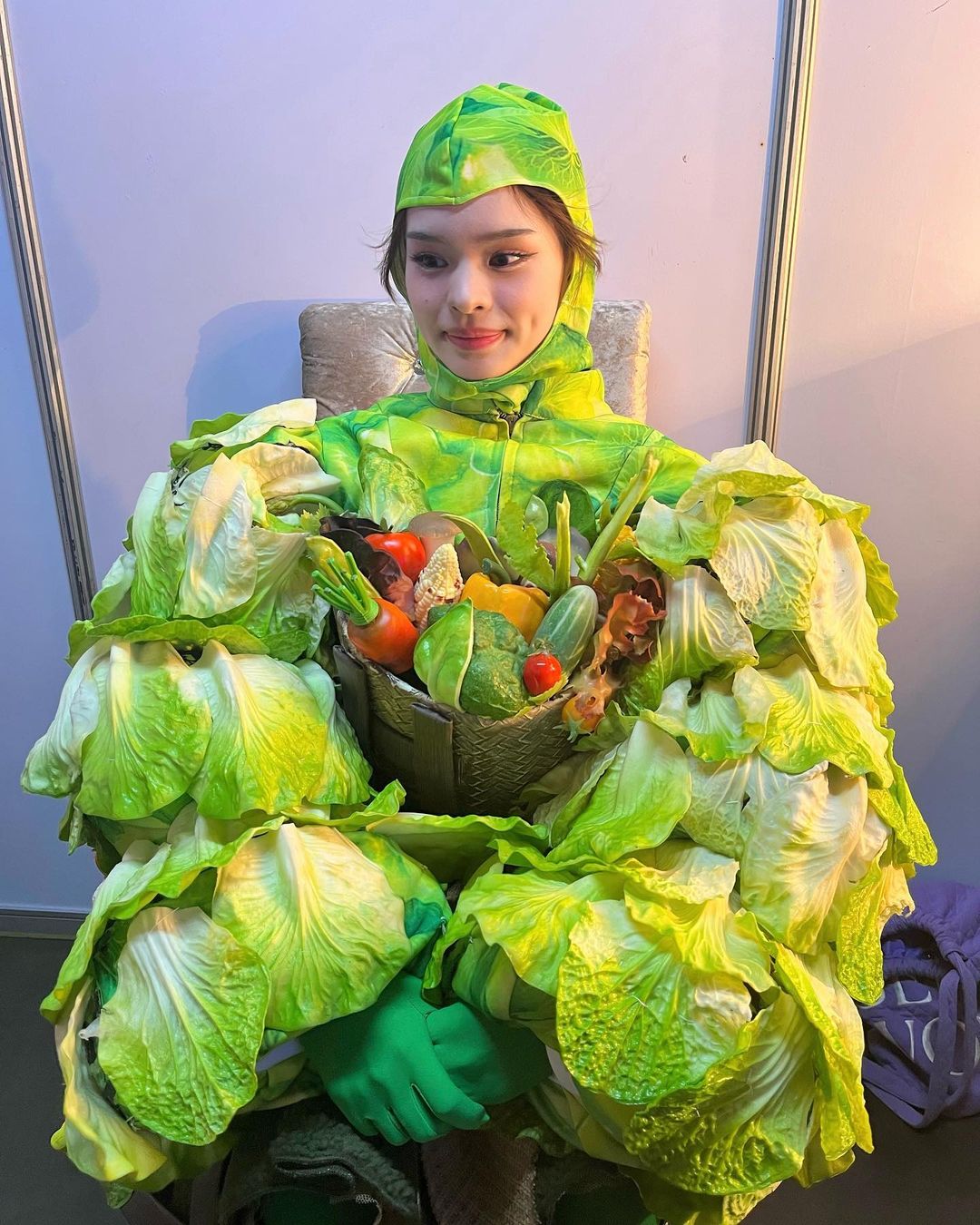 แอลลี่หน้ากากผักขมปี๋