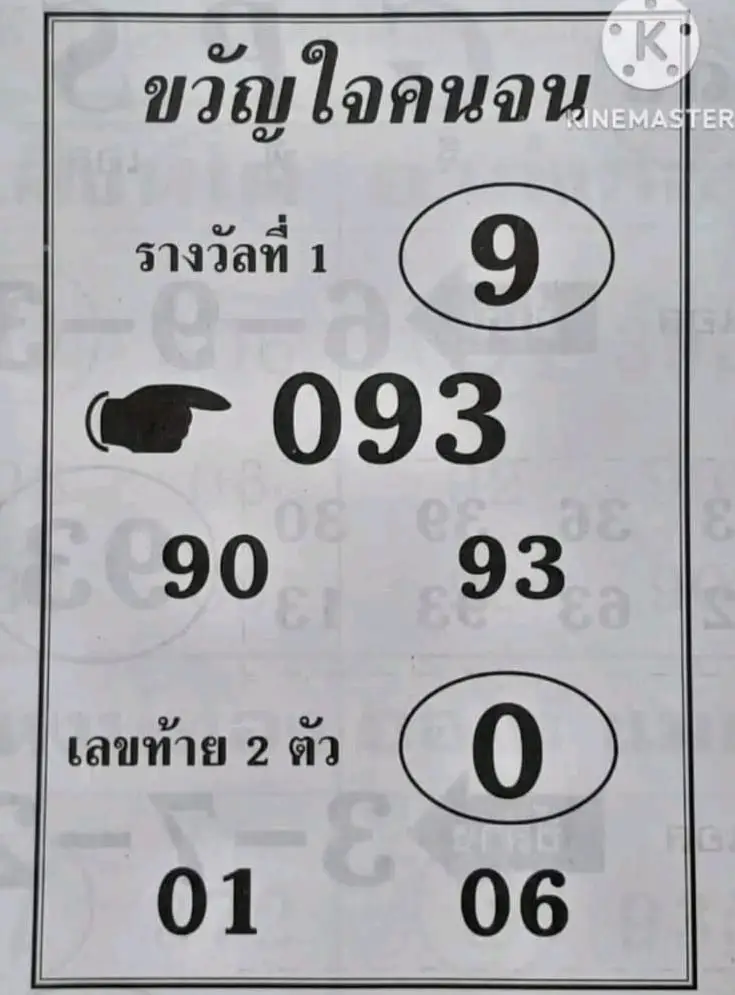 เลขเด็ดคนจนเป็นที่รัก 1 10 66