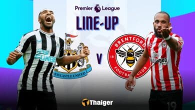 11 ตัวจริง นิวคาสเซิ่ล เบรนท์ฟอร์ด