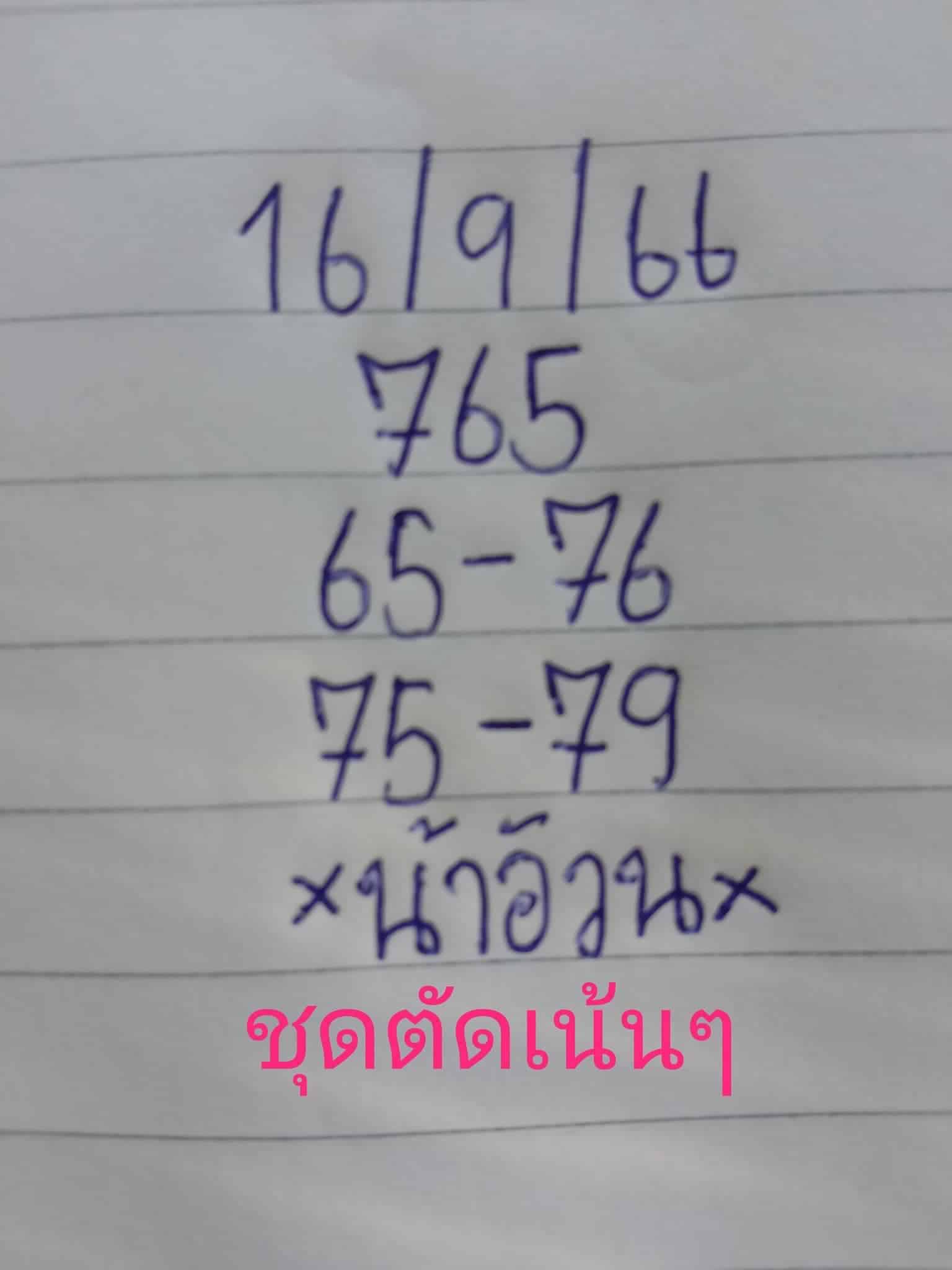 แจกเลขเด็ด "หวยน้าอ้วน" แนวทางเลขท้าย ได้ลุ้นโชค งวด 16 ก.ย. 66