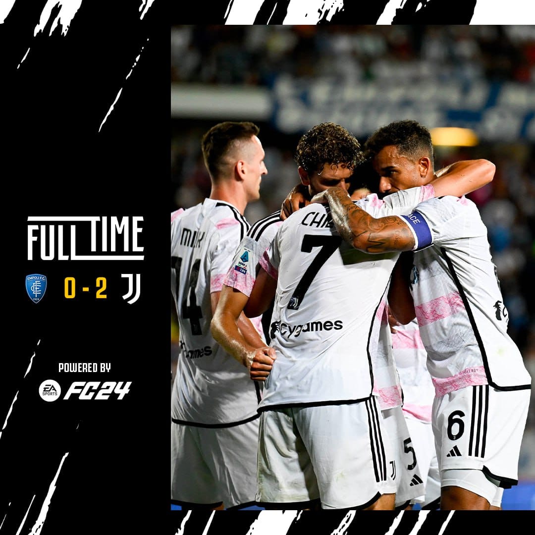 ผลบอลเมื่อคืนนี้ กัลโช่ เซเรียอา เอ็มโปลี ยูเวนตุส