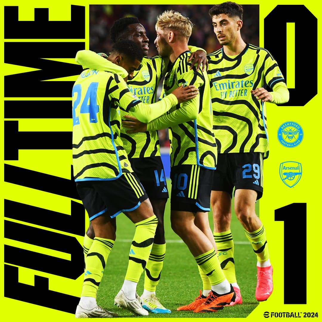 ผลบอลเมื่อคืนนี้ คาราบาว คัพ เบรนท์ฟอร์ด อาร์เซนอล