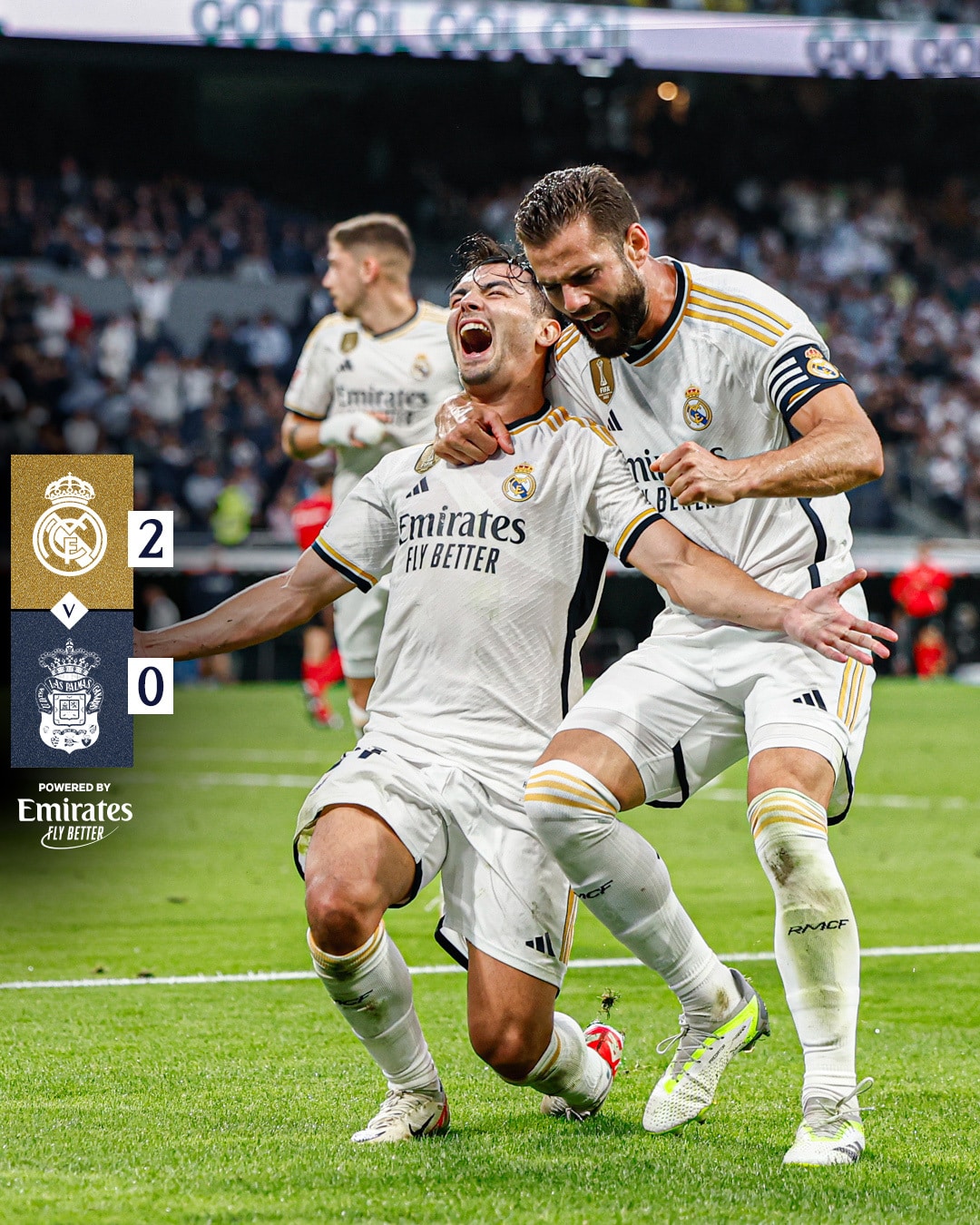 ผลบอลเมื่อคืนนี้ ลาลีกา เรอัล มาดริด ลาส พัลมาส