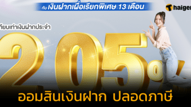 เงินฝากออมสินเผื่อเรียกพิเศษ 13 เดือน ฝากเริ่มต้น 10,000 บาท ปลอดภาษี เช็กเงื่อนไขที่นี่