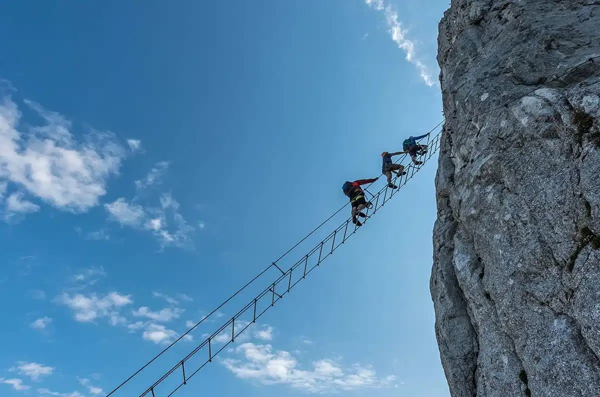 Via-Ferrata Dachstein Mountains near Salzburg