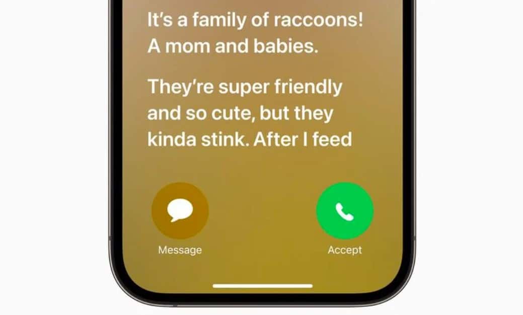 ios 17 ฟีเจอร์ ข้อความเสียงสด