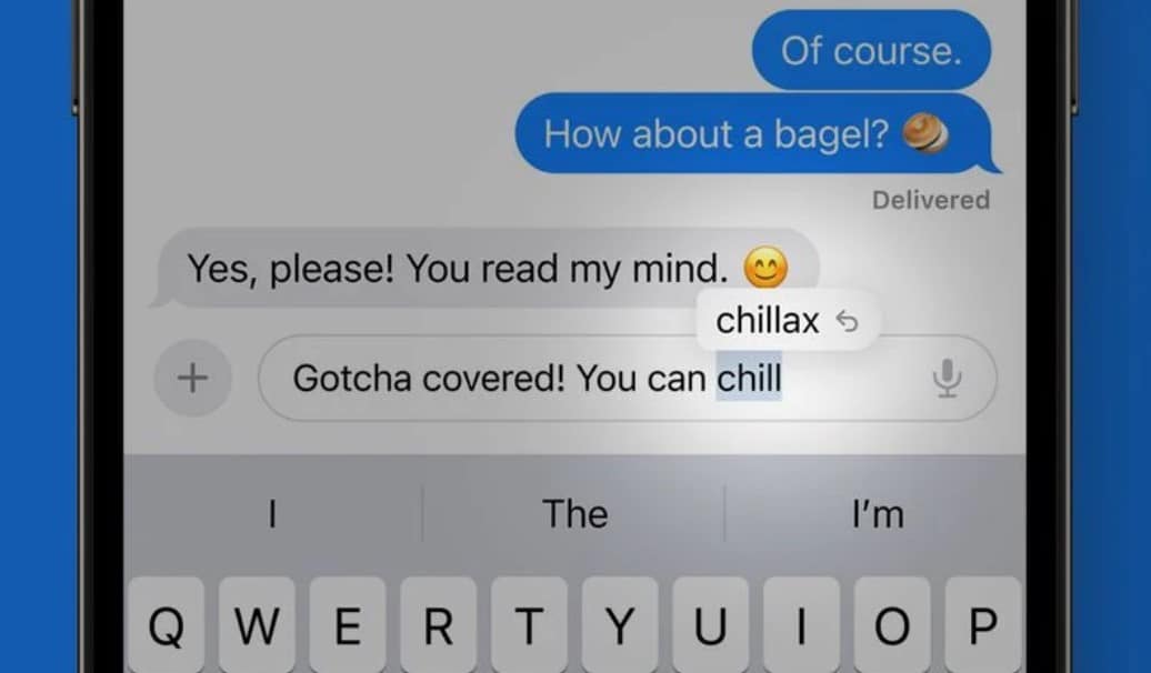 ios 17 ฟีเจอร์ แก้ไขข้อความอัตโนมัติ