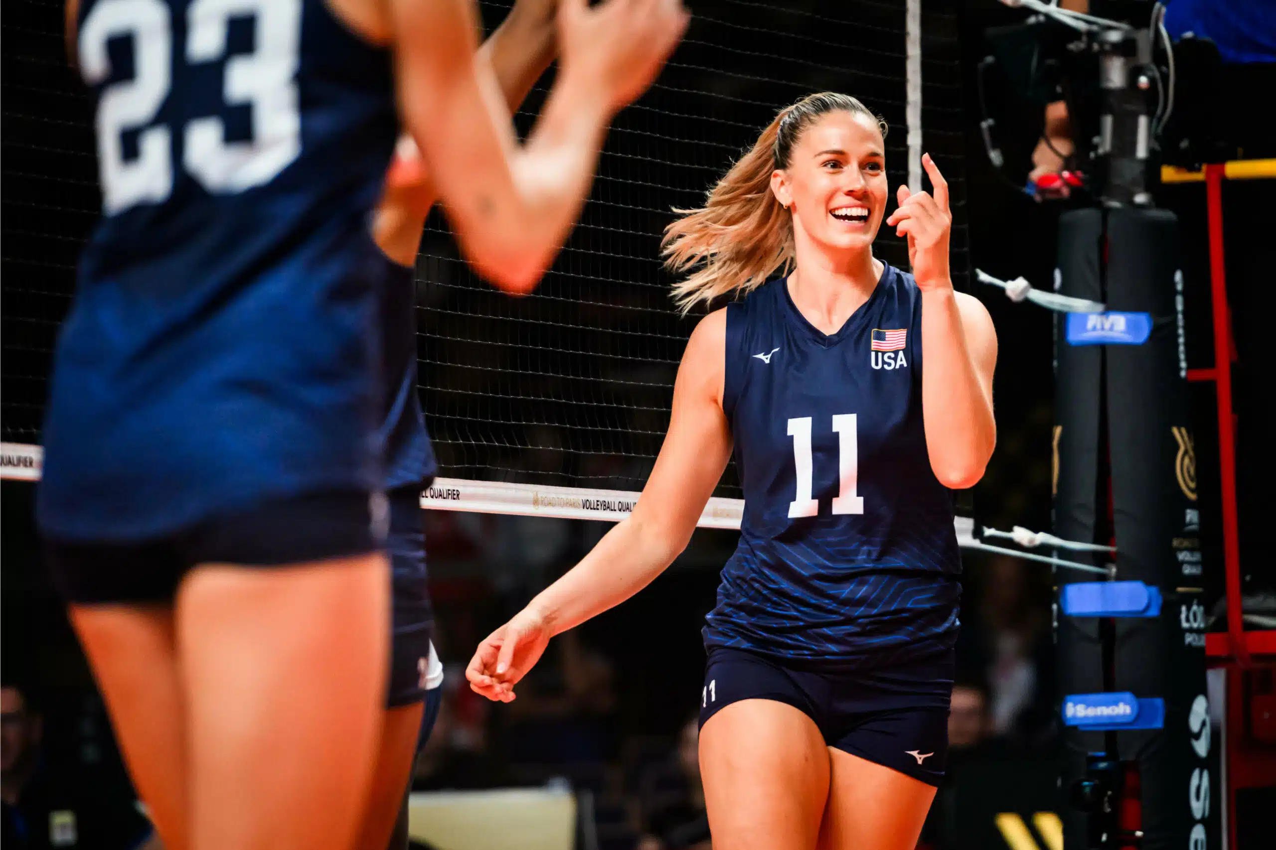 วอลเลย์บอลหญิงทีมชาติสหรัฐอเมริกา นัดเจอไทย