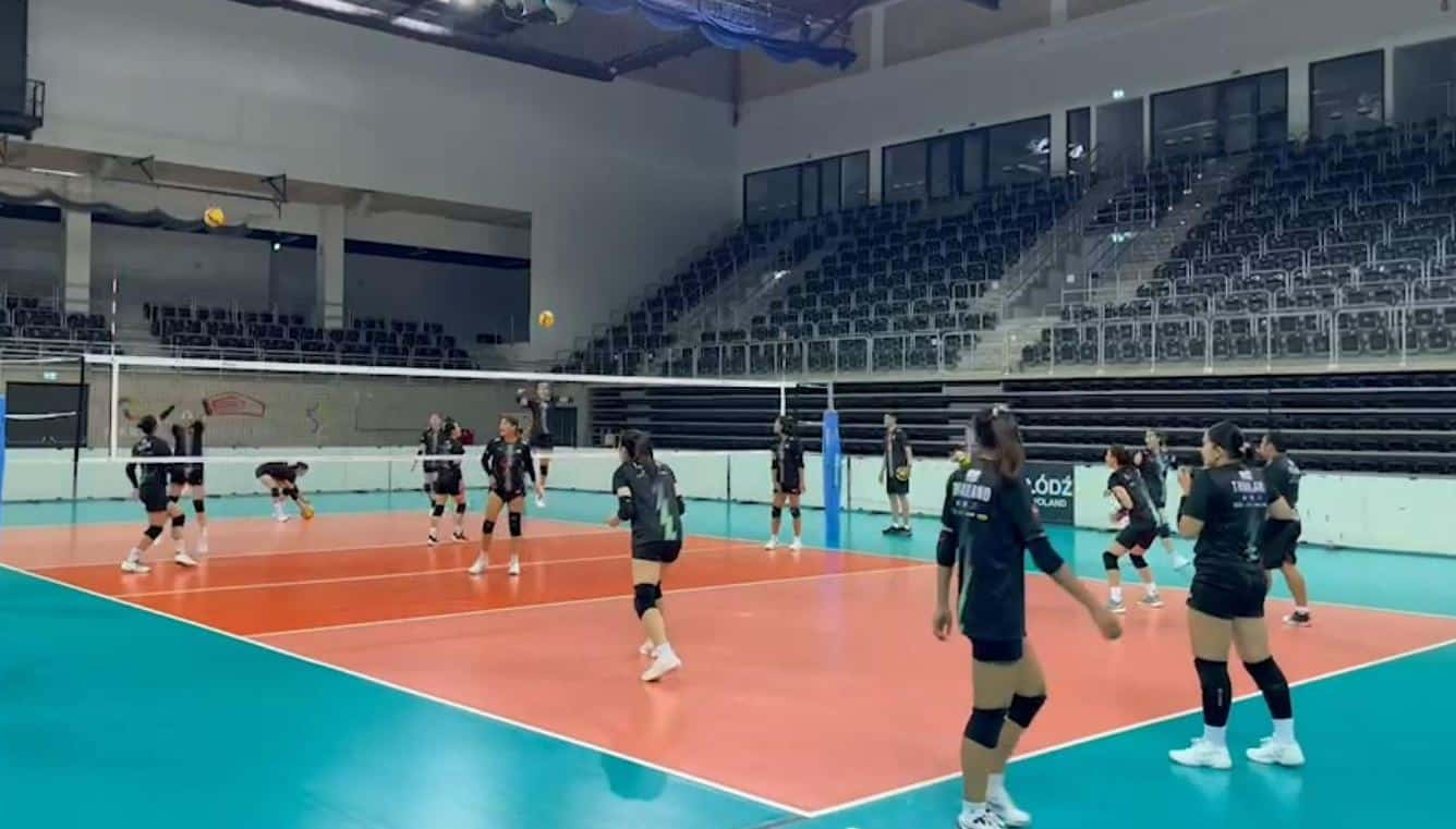 คลิปซ้อมวอลเลย์บอลหญิงไทยวันนี้