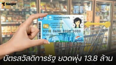 บัตรสวัสดิการแห่งรัฐ 2565 ยอดลงทะเบียน