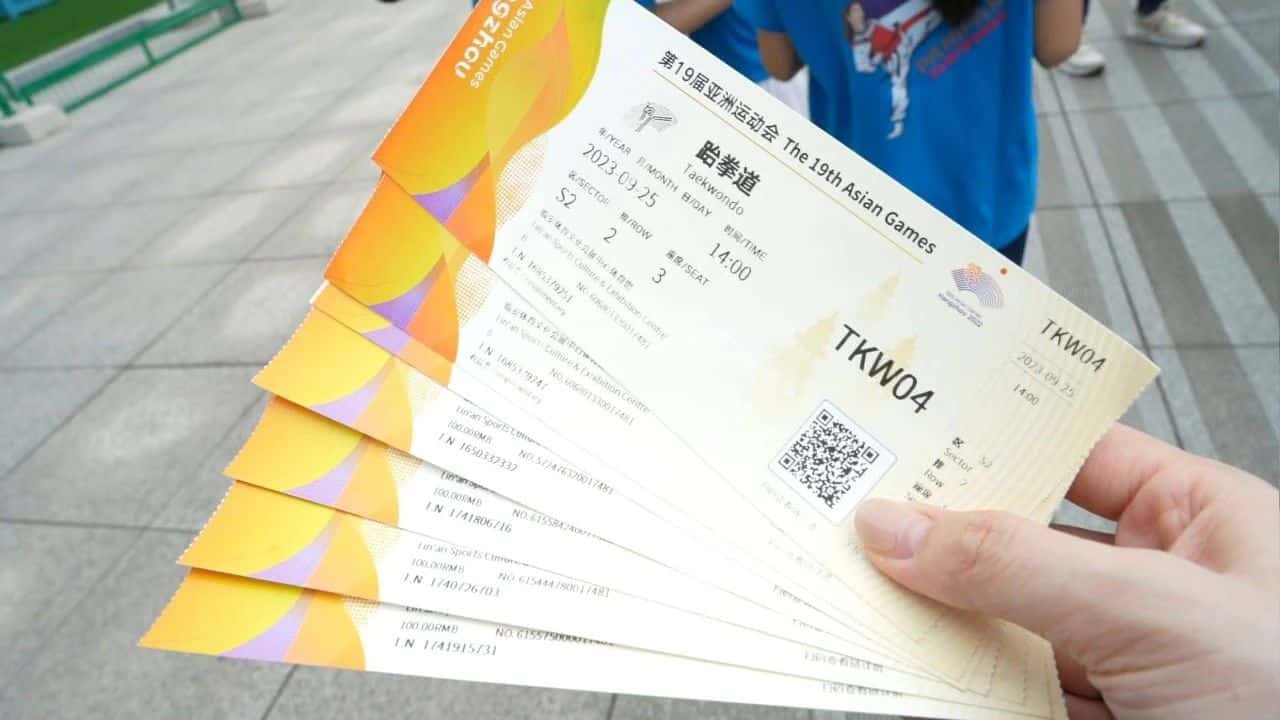 บัตรเข้าชมการแข่งขันเทควันโดเอเชียนเกมส์ รอบชิงชนะเลิศ น้องเทนนิส