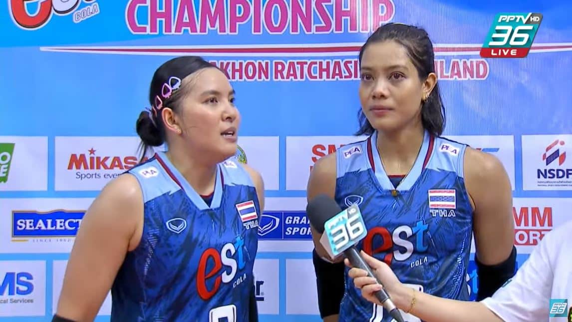 วอลเลย์บอลทีมชาติไทยชนะญี่ปุ่น