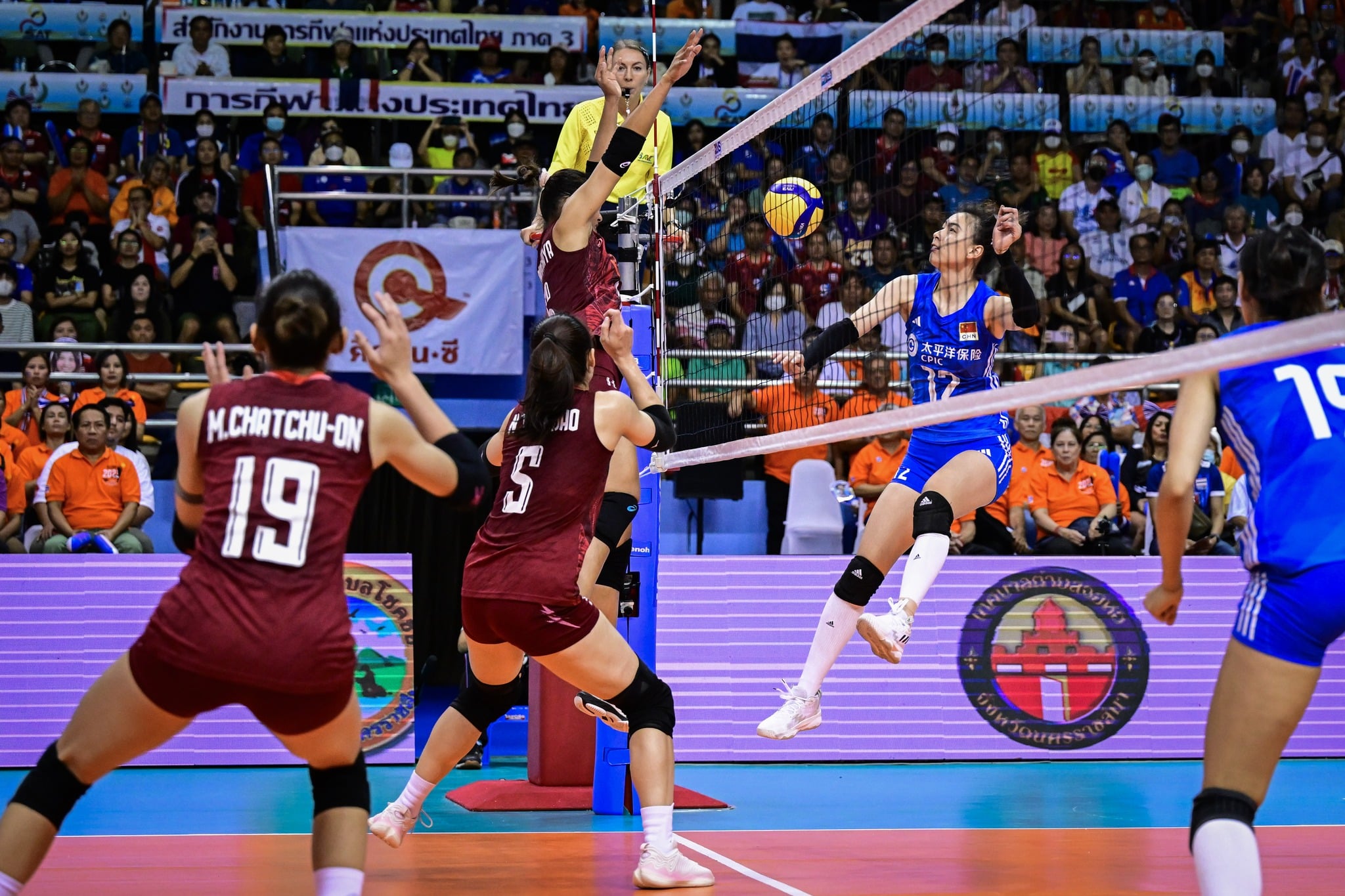 วอลเลย์บอลหญิงไทยชนะจีน 2023 ตบชนะจีน คะแนนอันดับ 1