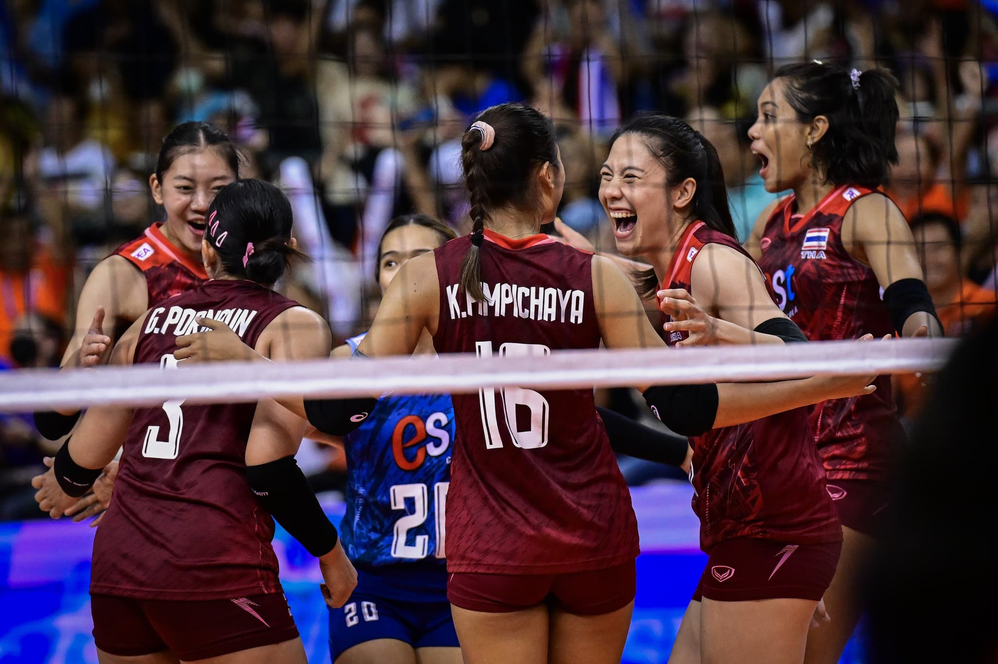 วอลเลย์บอลหญิงไทยชนะจีน AVC 2023