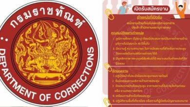 สมัครสอบพนักงานราชการ กรมราชทัณฑ์ 2565