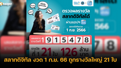 สลากดิจิทัล งวด 1 ก.ย. 66