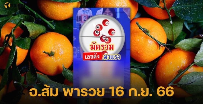 อ.ส้มพารวย 16 9 66