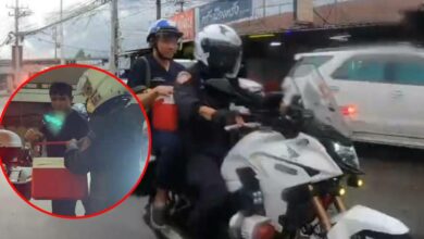 เจ้าหน้าที่ตำรวจจราจร โครงการพระราชดำริ