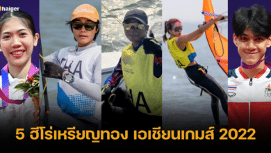 เปิด 5 รายชื่อฮีโร่เหรียญทองทัพนักกีฬาไทย เอเชียนเกมส์ 2022