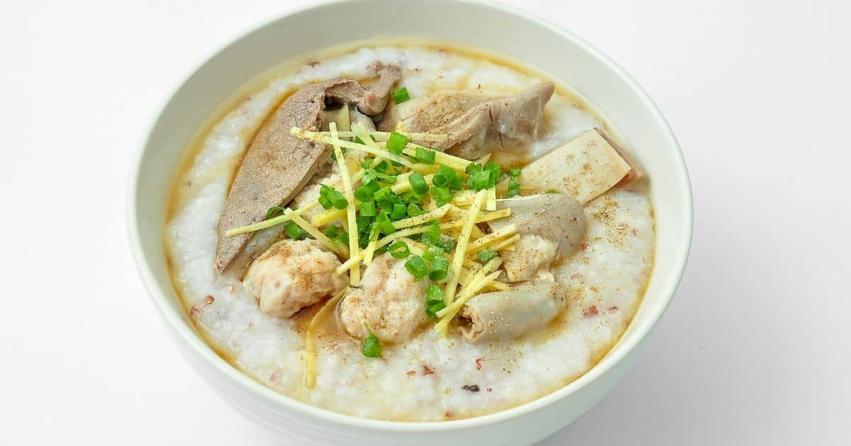 โจ๊กไข่ขาว เมนูอาหารเช้าคลีน