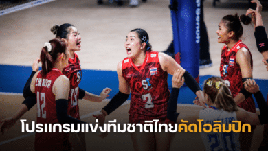 โปรแกรมแข่งวอลเลย์บอลหญิงทีมชาติไทยคัดโอลิมปิก