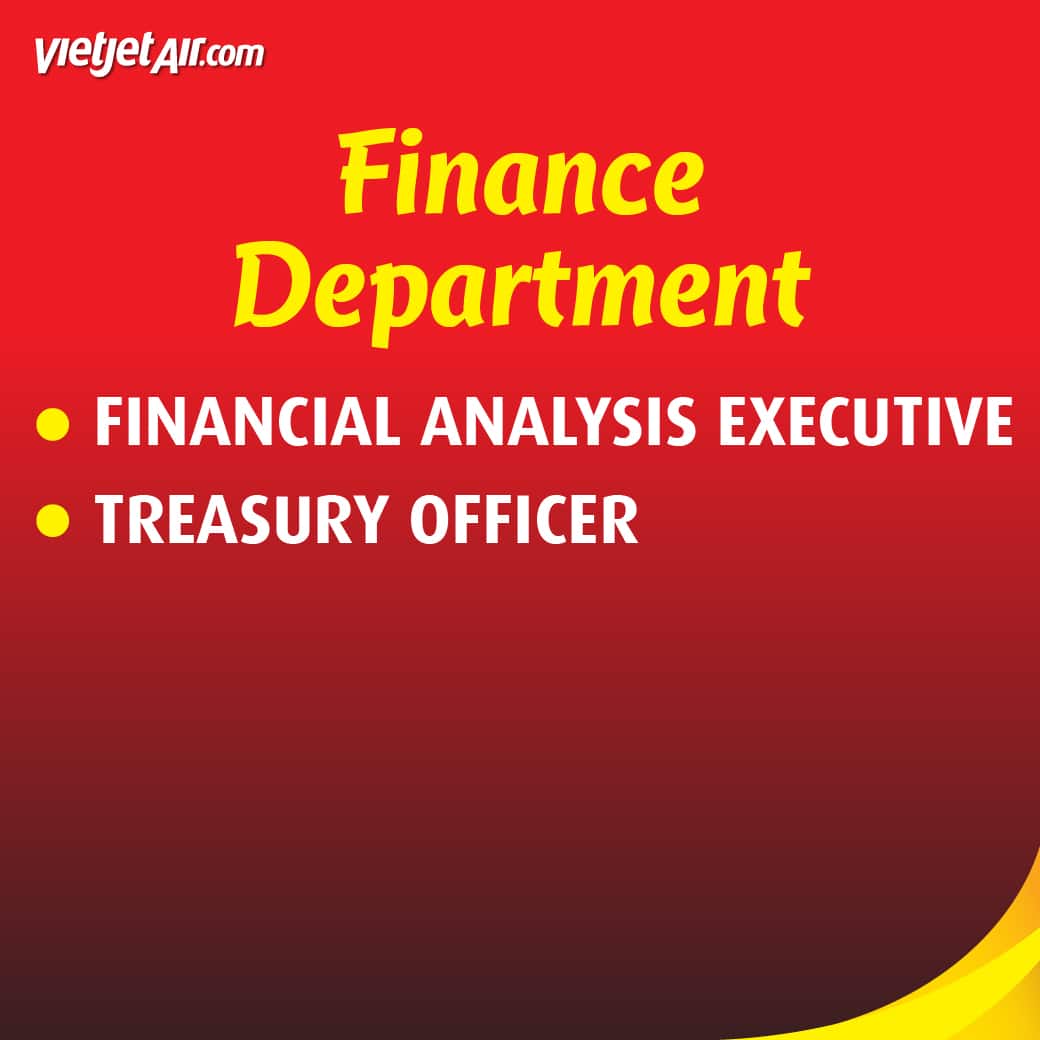 ไทยเวียตเจ็ท เปิดรับสมัครงาน 2566 Finance Department