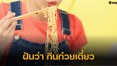 ฝันว่า "กินก๋วยเตี๋ยว" การทำนายฝันที่สื่อความถึงพูด พร้อมตีเลขเด็ดจากฝันของคุณ