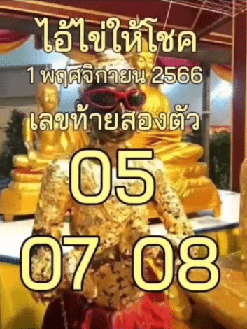 เลขเด็ด ไอไข่นำโชค 1 11 66 ตั๋ว 2