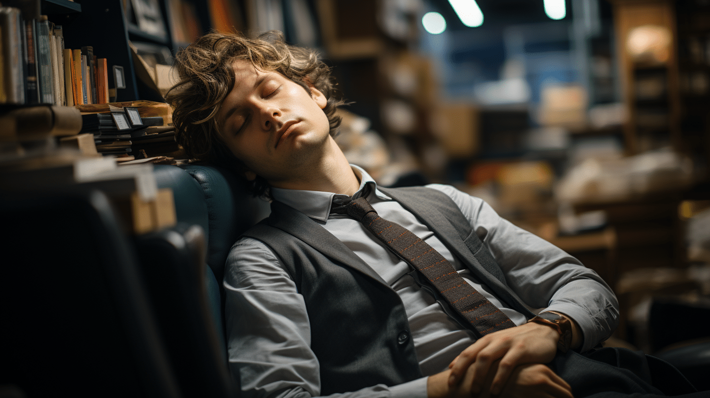 แอบหลับ แก้ง่วงตอนทำงาน