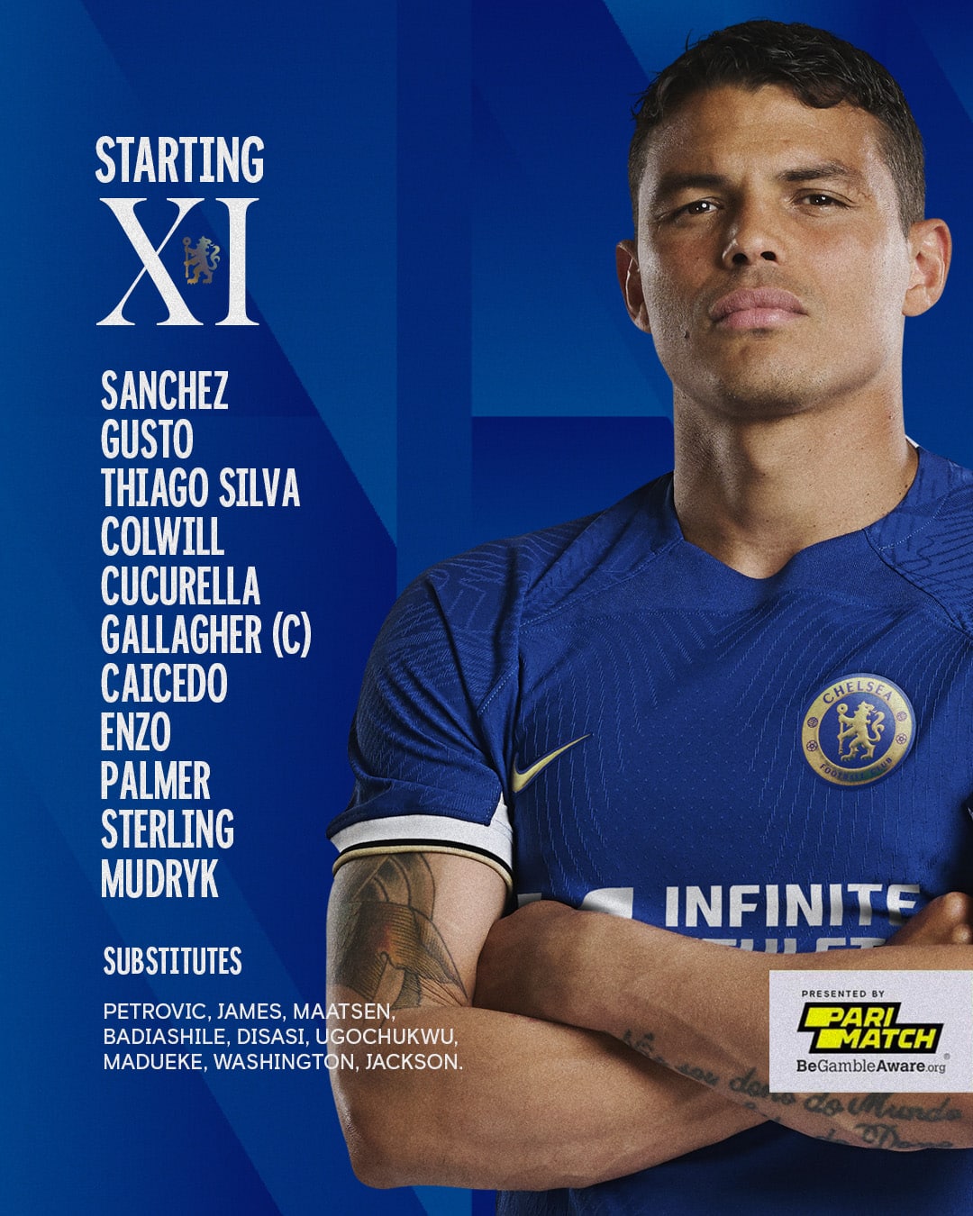 11 ตัวจริง เชลซี อาร์เซนอล