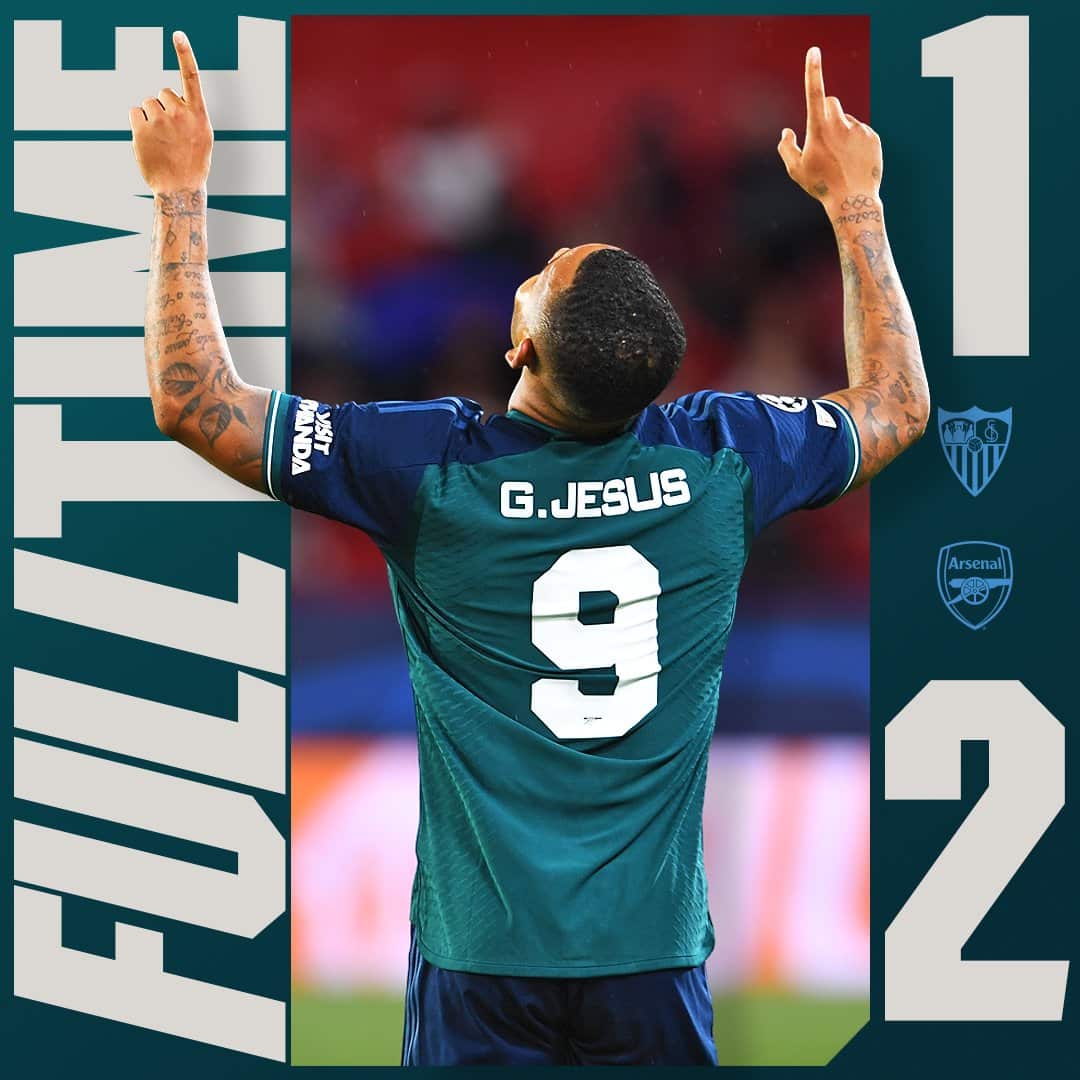 ผลบอลเมื่อคืนนี้ ยูฟ่า แชมเปี้ยนส์ลีก เซบีย่า อาร์เซนอล