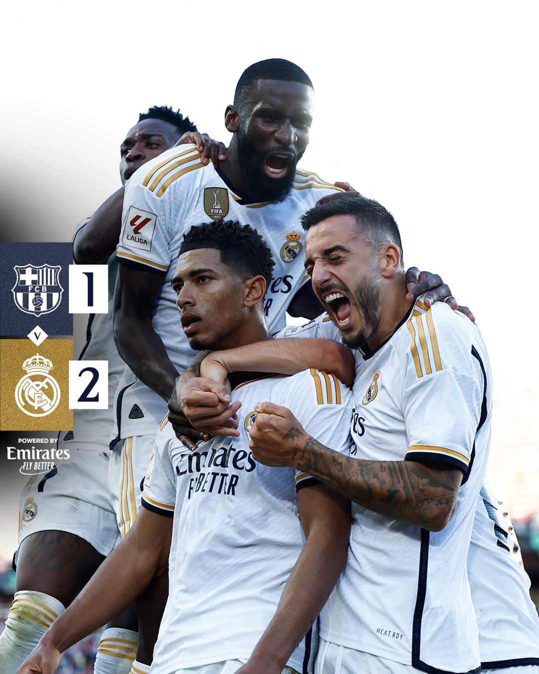 ผลบอลล่าสุด ลาลีกา บาร์เซโลน่า เรอัล มาดริด