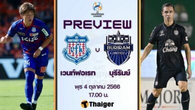 ดูบอลสด เอเอฟซี แชมเปี้ยนส์ลีก เวนท์ฟอเรท บุรีรัมย์