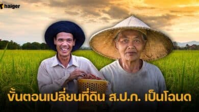 ขั้นตอนเปลี่ยนที่ดิน ส.ป.ก. เป็นโฉนด