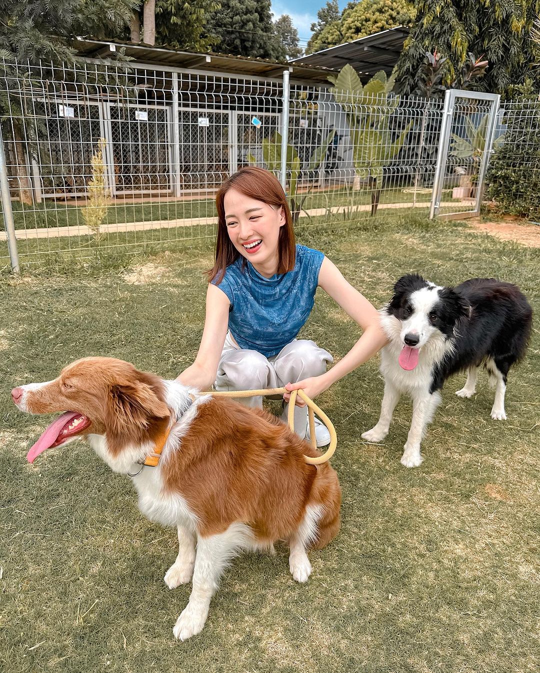 ซีน ภัสธรากรณ์ เลี้ยงหมา