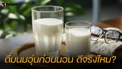 ดื่มนมอุ่นก่อนนอนดีจริงไหม
