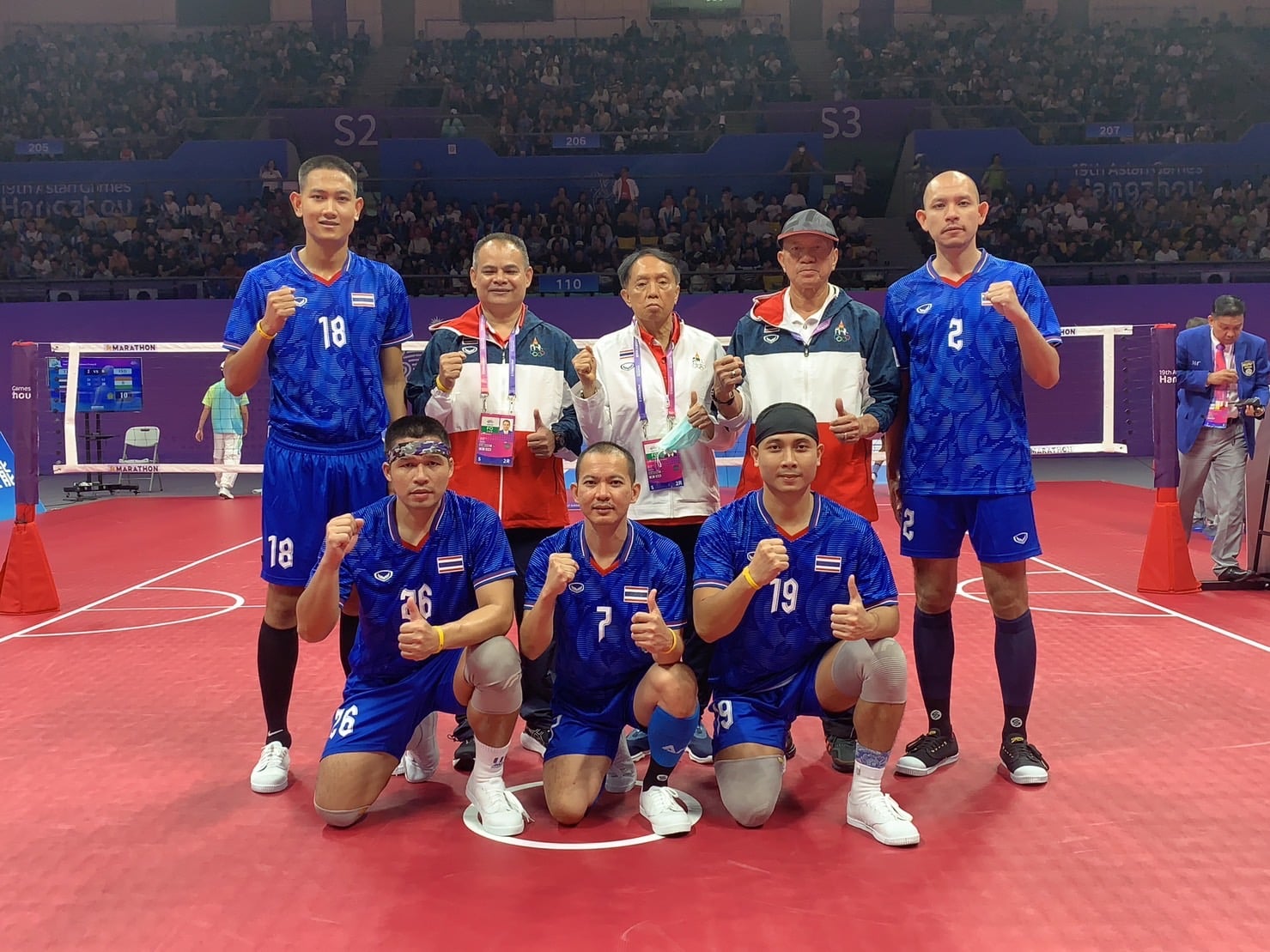 ตะกร้อประเภททีมเดี่ยวชาย ทีมชาติไทย