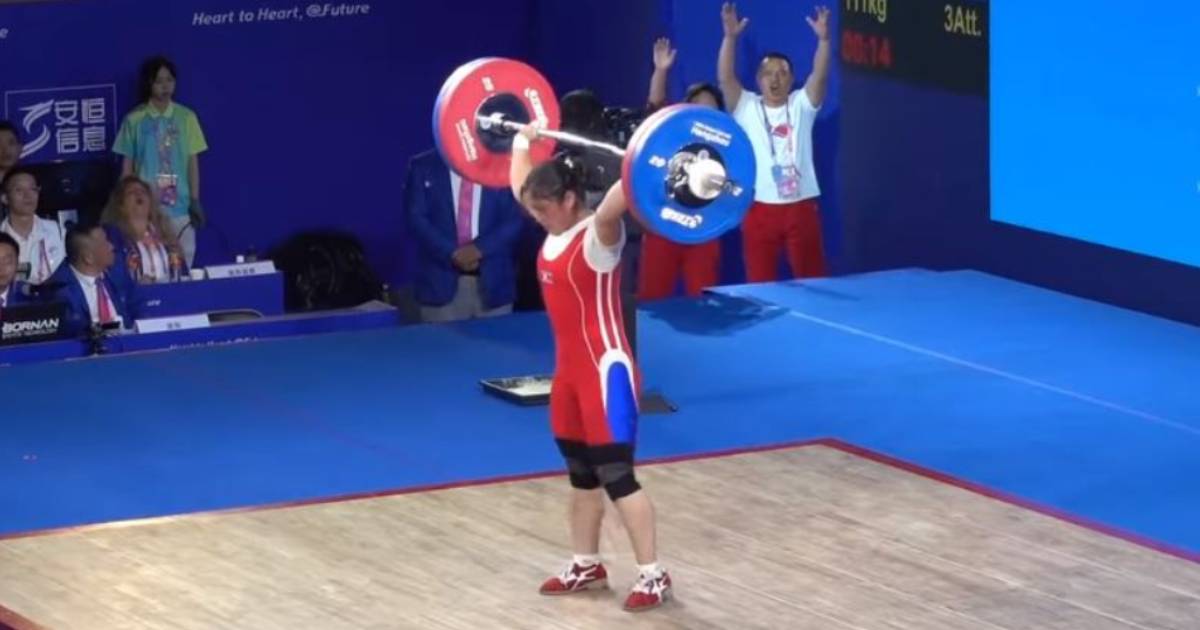 นักกีฬายกน้ำหนักเกาหลีเหนือ
