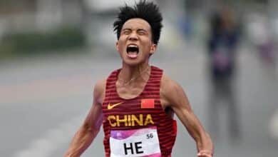 นักวิ่งมาราธอนจีน เหรียญทองเอเชียนเกมส์