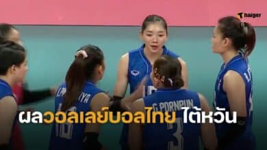 ผลวอลเลย์บอลไทย ไต้หวัน เอเชียนเกมส์ 2023