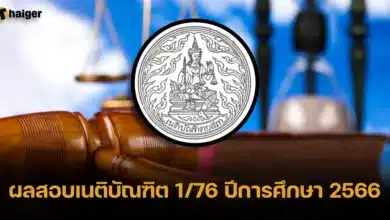 ผลสอบเนติบัณฑิต 1_76 ปีการศึกษา 2566
