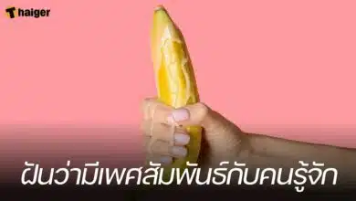 ฝันว่ามีเพศสัมพันธ์กับคนรู้จัก ทำนายฝัน