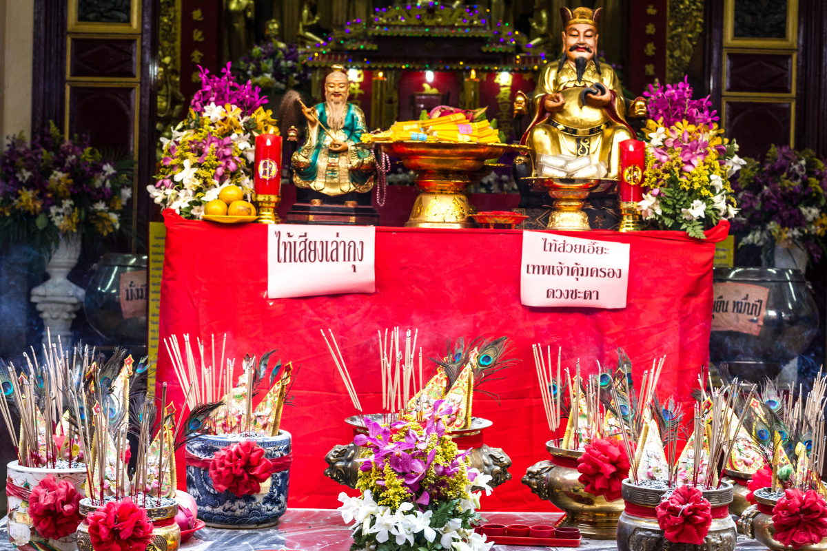 พิธีกรรมไหว้เจ้าช่วงกินเจ