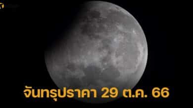 จันทรุปราคา เช้ามืดวันออกพรรษา