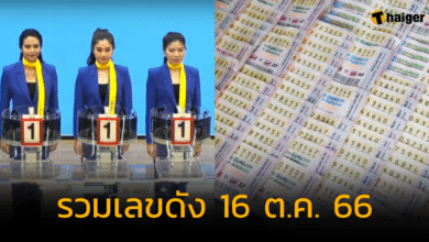 รวมเลขดัง เลขเด็ด เหตุการณ์สำคัญ 16 10 66