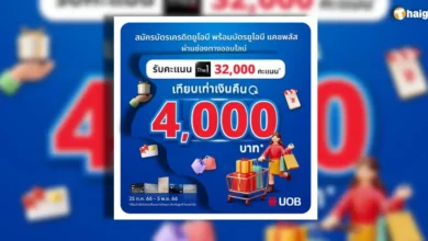 สมัครบัตรเครดิต UOB ทางออนไลน์วันนี้ รับแต้ม The1