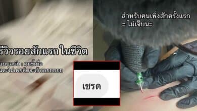 ไวรัลสักลาย รอยแมวข่วน