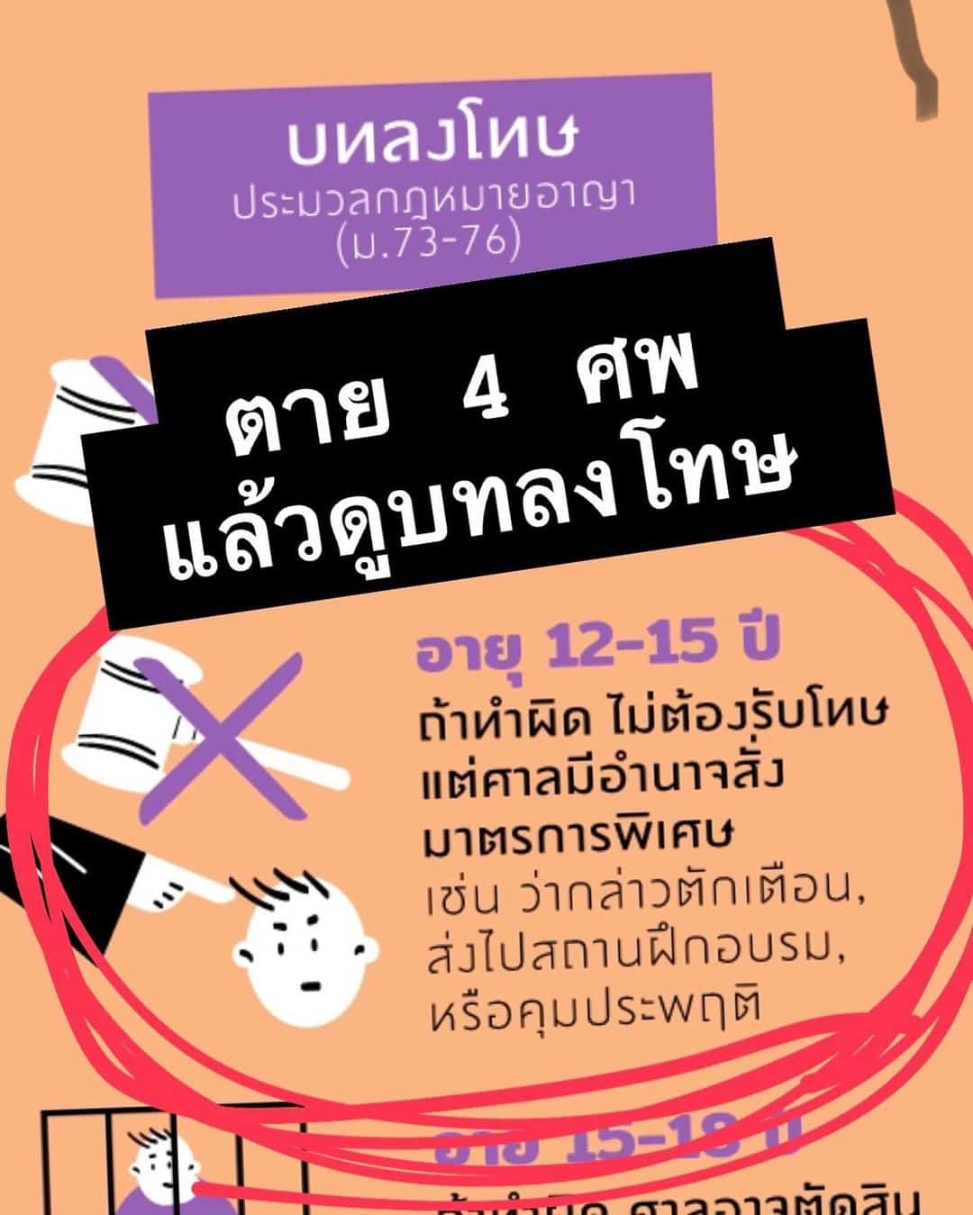 หญิงแย้ วิจารณ์บทลงโทษเยาวชน