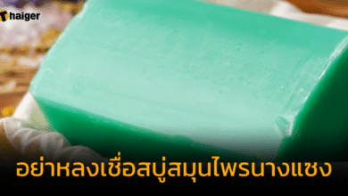 อย่าหลงเชื่อสบู่สมุนไพรนางแซง