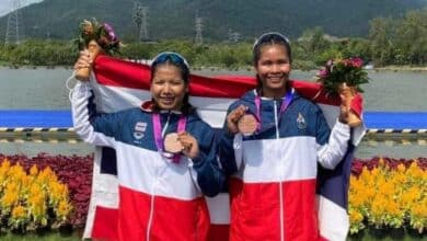 อรสา-อภิญญา เรือแคนูทีมชาติไทย เอเชีนเกมส์ 2022